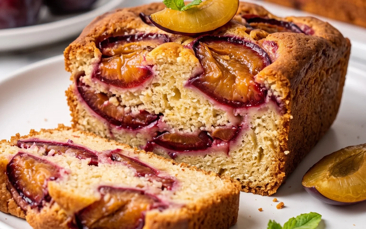 Dieser Pflaumenkuchen aus der Kastenform ist blitzschnell zubereitet