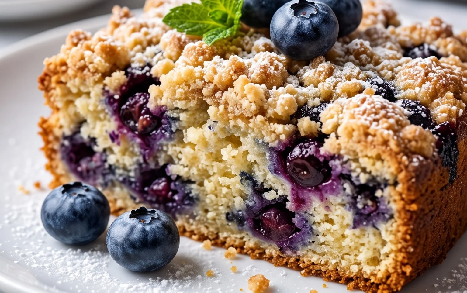 Blaubeerkuchen
